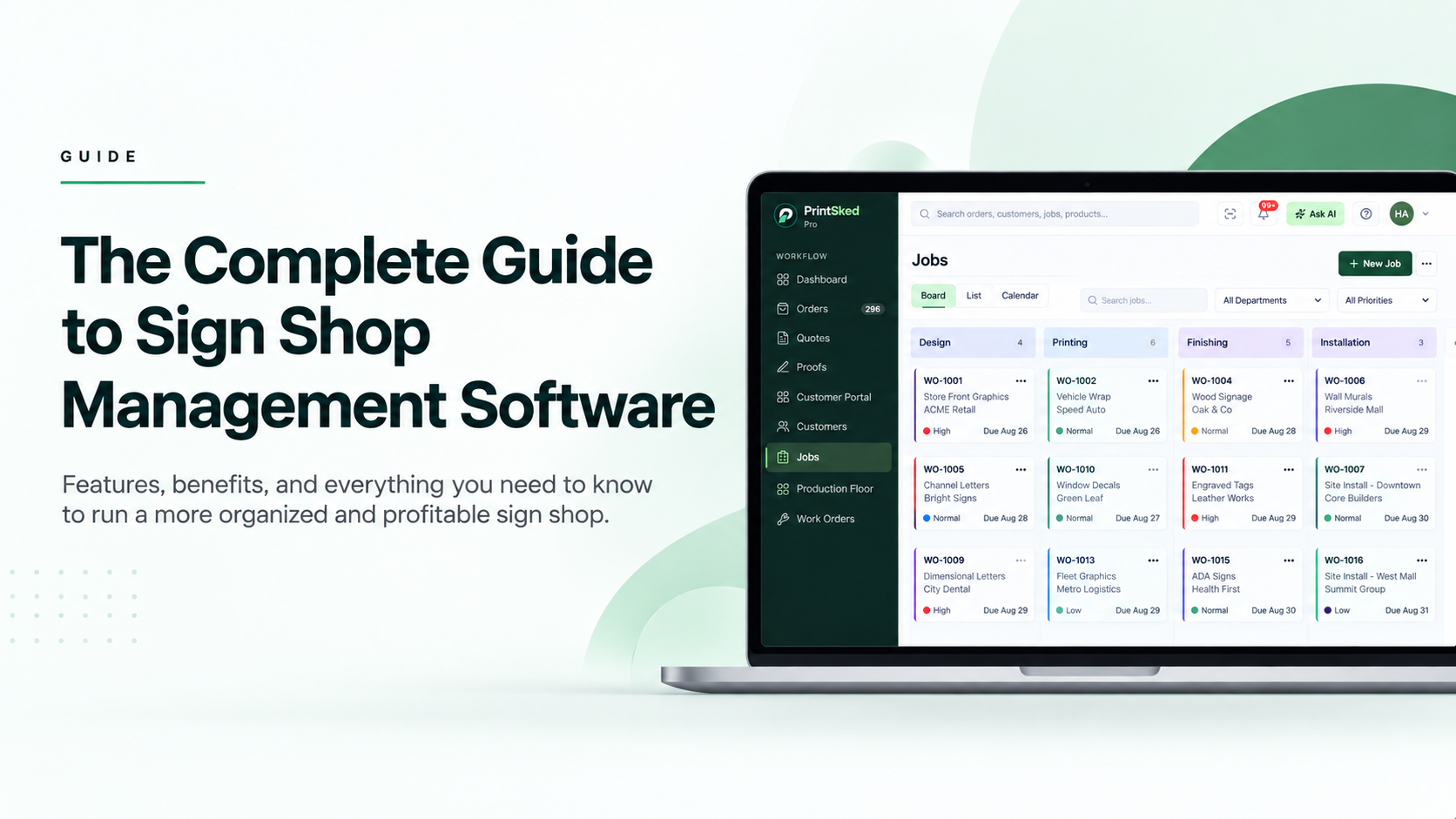 Complete guide to sign shop management software