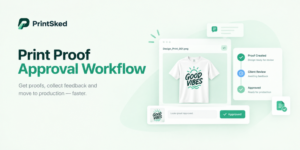 Print proof approval workflow