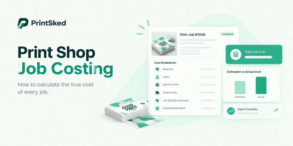 Print shop job costing guide